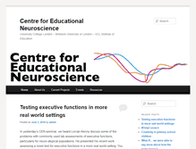 Tablet Screenshot of educationalneuroscience.org.uk